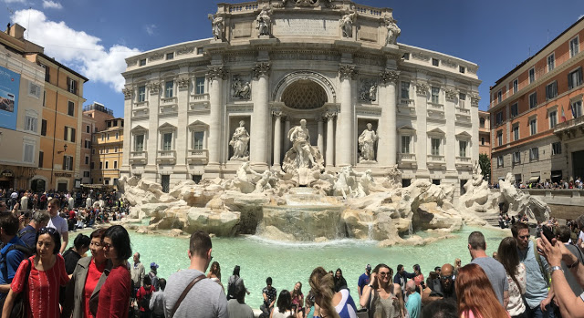 Trevi Fountain, Rome. Incredibly Busy